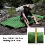 Double Air Mattress Camping Widened Outdoor Airbed Lunch Break Pad - Image 2