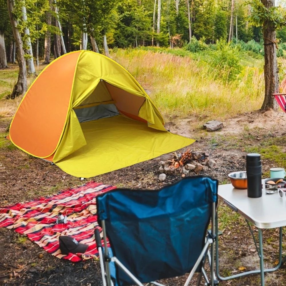1619344825924.jpg Sunscreen Shelter Tent Anti-UV Pop Up Beach Canopy Outdoor Camping Hiking Tent Travelling Easy Carrying Portable Parts - Image 1