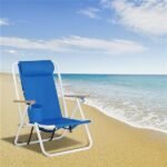 Single Beach Chair In Blue - Image 5