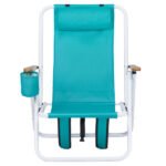 2pcs 23X21.7X31.5in Mint Green Beach Chair - Image 7