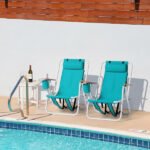2pcs 23X21.7X31.5in Mint Green Beach Chair - Image 10