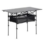 Folding Portable Camping Table Aluminum Outdoor Picnic Roll Up Table Storage Bag - Image 8