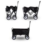Garden Cart Foldable Pull Wagon Hand Cart Garden Transport Cart Collapsible Portable Folding Cart - Image 7
