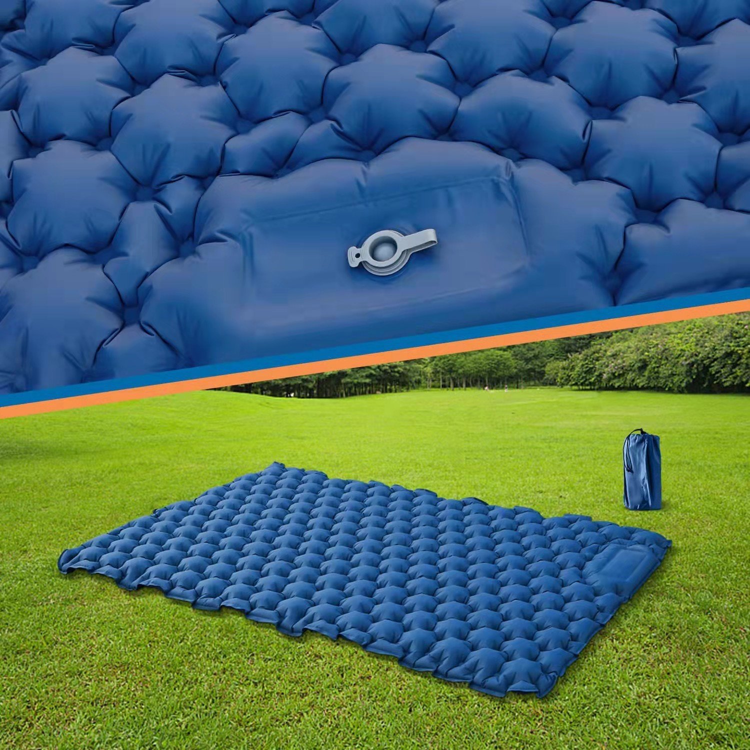6986b4f5-33f6-494d-aa39-737584537a96.jpg Moisture-proof Outdoor Air Mattress Car Camping Air Mattress - Image 1