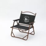 Wood Grain Aluminum Alloy Outdoor Portable Camping Equipment Folding Chair - Image 3