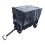 440lbs Collapsible Foldable Wagon Cart With Strapping System ,Beach Wagon Utility Cart Utility Wagon Grocery Cart For Camping Shopping Sports Gardening Fishing Supports 3pcs Plastic Liner Bag - Image 10