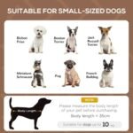 PawHut Raised Dog Bed Waterproof Elevated Pet Cot With Breathable Mesh UV Protection Canopy Brown, For Small Dogs, 61 X 46 X 62cm - Image 8