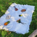 Picnic Mat Linen Tablecloth Cover Blanket