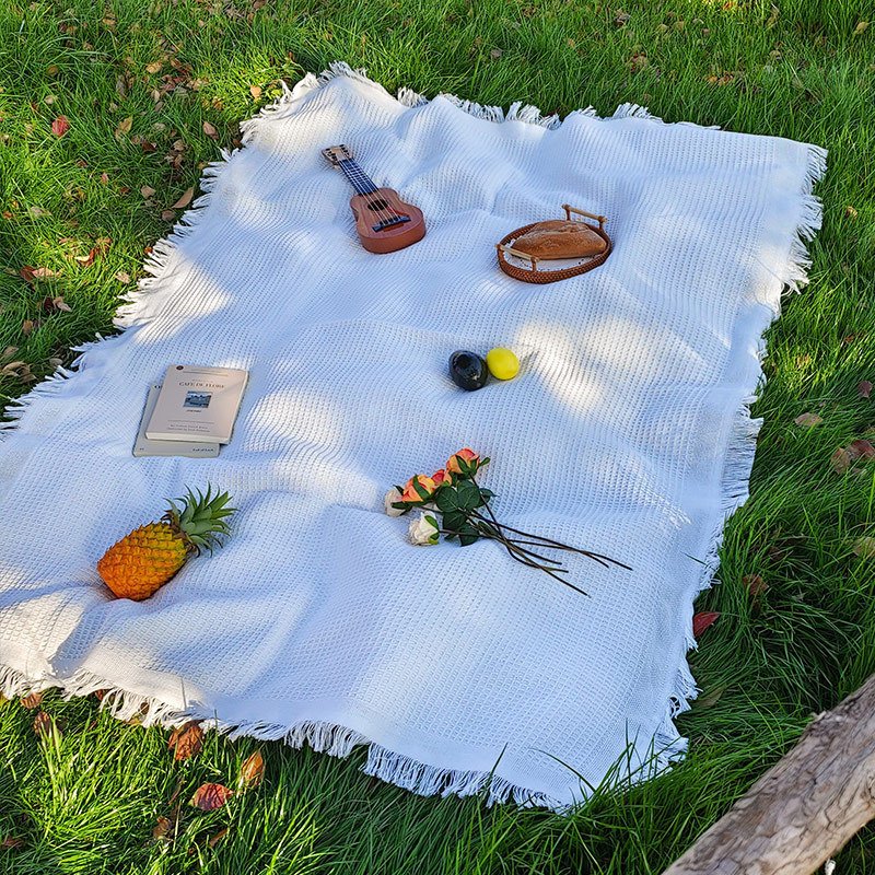 95111f97-f411-4d97-8c1b-070b14c9ada0.jpg Picnic Mat Linen Tablecloth Cover Blanket - Image 1