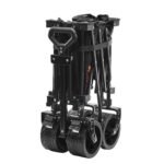 VEVOR Collapsible Folding Wagon, 220 L Beach Wagon Cart With All-Terrain Wheels, Heavy Duty Folding Wagon Cart Max 330 Lbs With Drink Holders, Sports Wagon For Camping, Shopping, Garden - Image 6