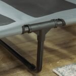 PawHut Raised Dog Bed Waterproof Elevated Pet Cot With Breathable Mesh UV Protection Canopy Grey, For XL Dogs, 122 X 92 X 108cm - Image 7