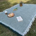 Picnic Mat Linen Tablecloth Cover Blanket - Image 9