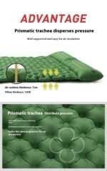 Double Air Mattress Camping Widened Outdoor Airbed Lunch Break Pad - Image 9