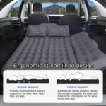 Car Air Mattress, Inflatable SUV Truck Air Mattress Back Seat Camping Bed Thickened Car Sleeping Pad For Travel, Car Bed SUV Mattress With 2 Pillows - Image 5