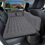 Car Air Mattress, Inflatable SUV Truck Air Mattress Back Seat Camping Bed Thickened Car Sleeping Pad For Travel, Car Bed SUV Mattress With 2 Pillows
