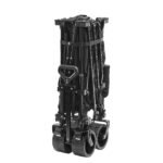 VEVOR Foldable Double Decker Wagon, 400L Collapsible Wagon Cart With All-Terrain Wheels, Heavy Duty Folding Wagon Cart 450 Lbs Weight Capacity For Camping, Shopping, Garden, - Image 6